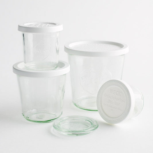 Weck Glass Jars Canada - Fresh Plastic Lids